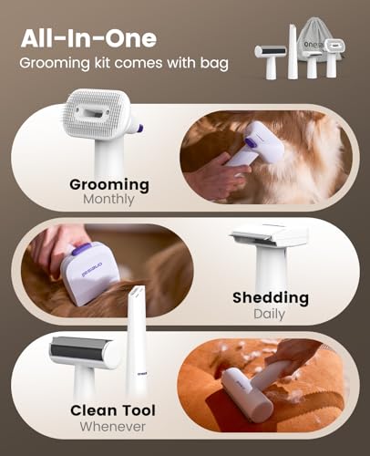 Pet Grooming Vacuum Kit