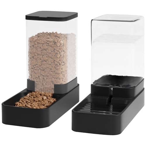 Automatic Pet Feeder & Water Dispenser Set