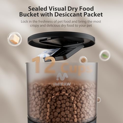 Automatic Cat Feeder 3L Timed Dry Food Dispenser