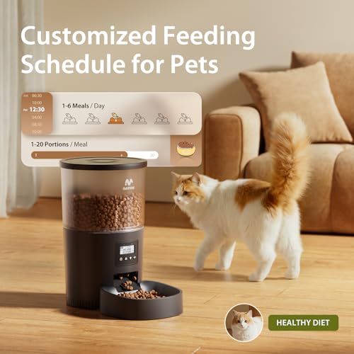 Automatic Cat Feeder 3L Timed Dry Food Dispenser