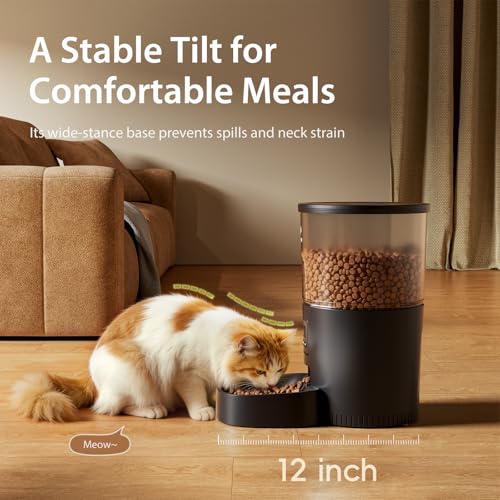 Automatic Cat Feeder 3L Timed Dry Food Dispenser