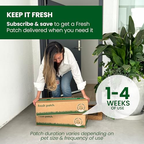 Fresh Patch Disposable Dog Potty with Real Grass