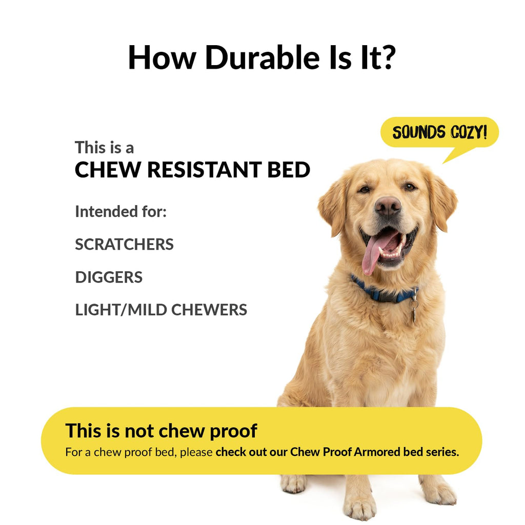 Durable Bolster Dog Bed