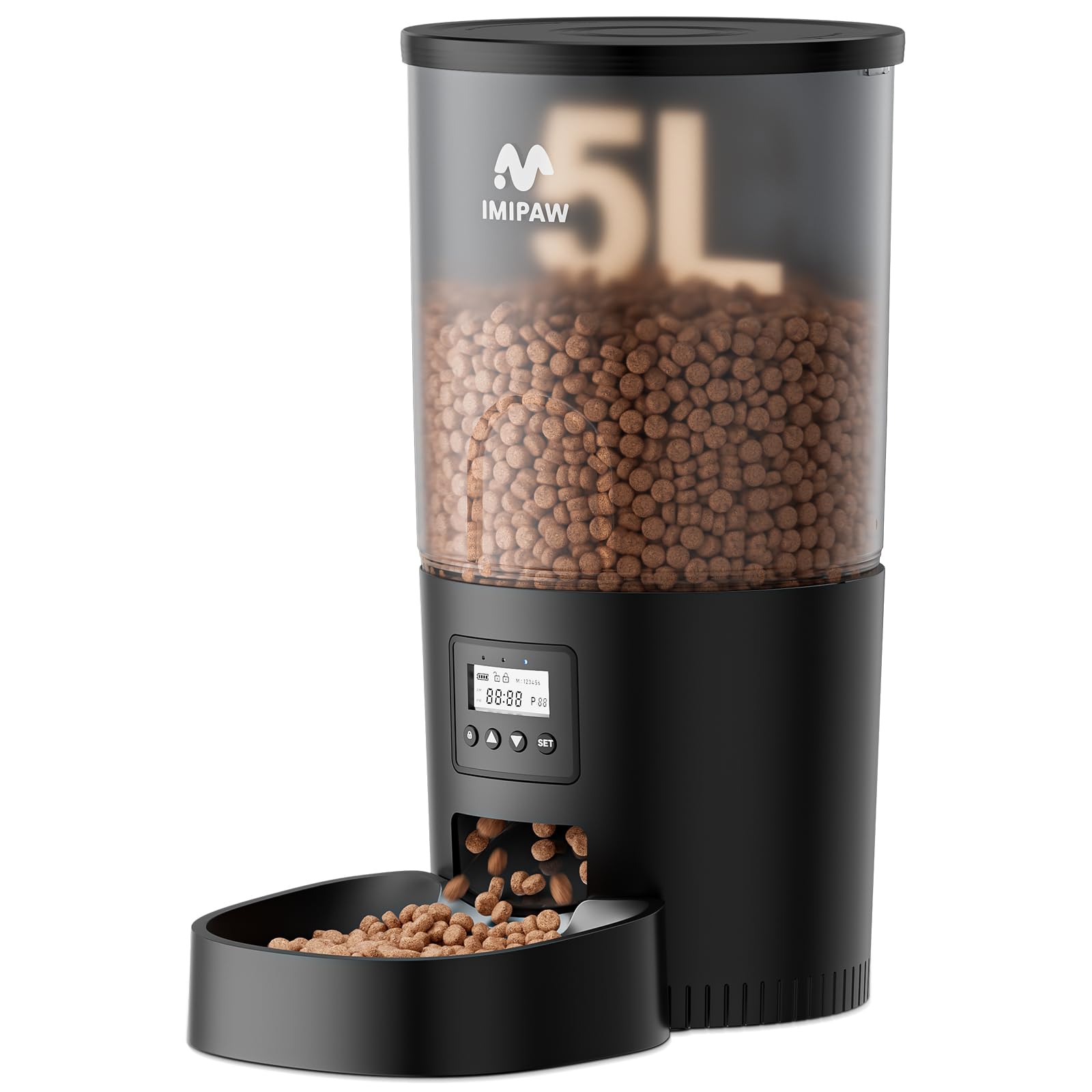 Automatic Cat Feeder 3L Timed Dry Food Dispenser