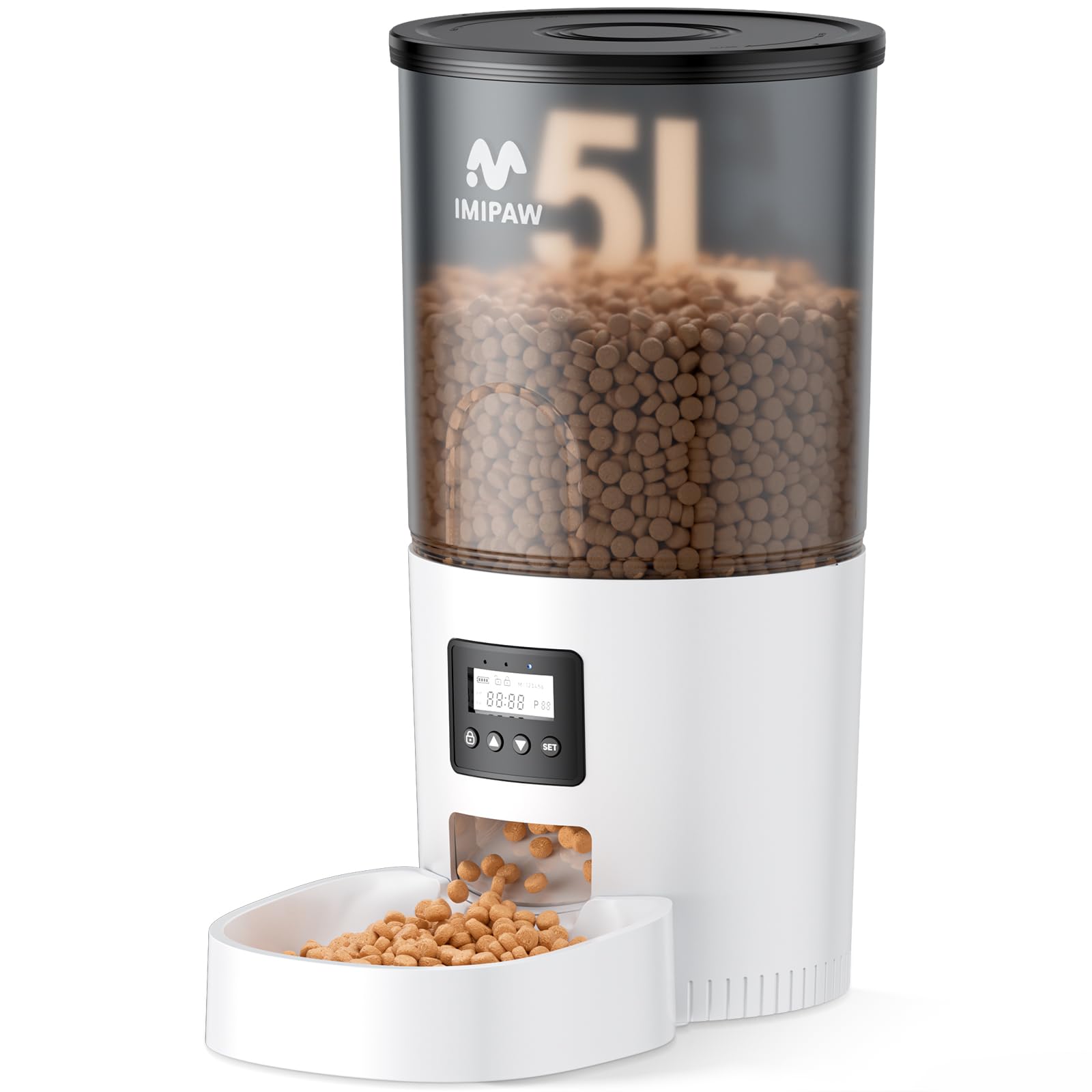 Automatic Cat Feeder 3L Timed Dry Food Dispenser
