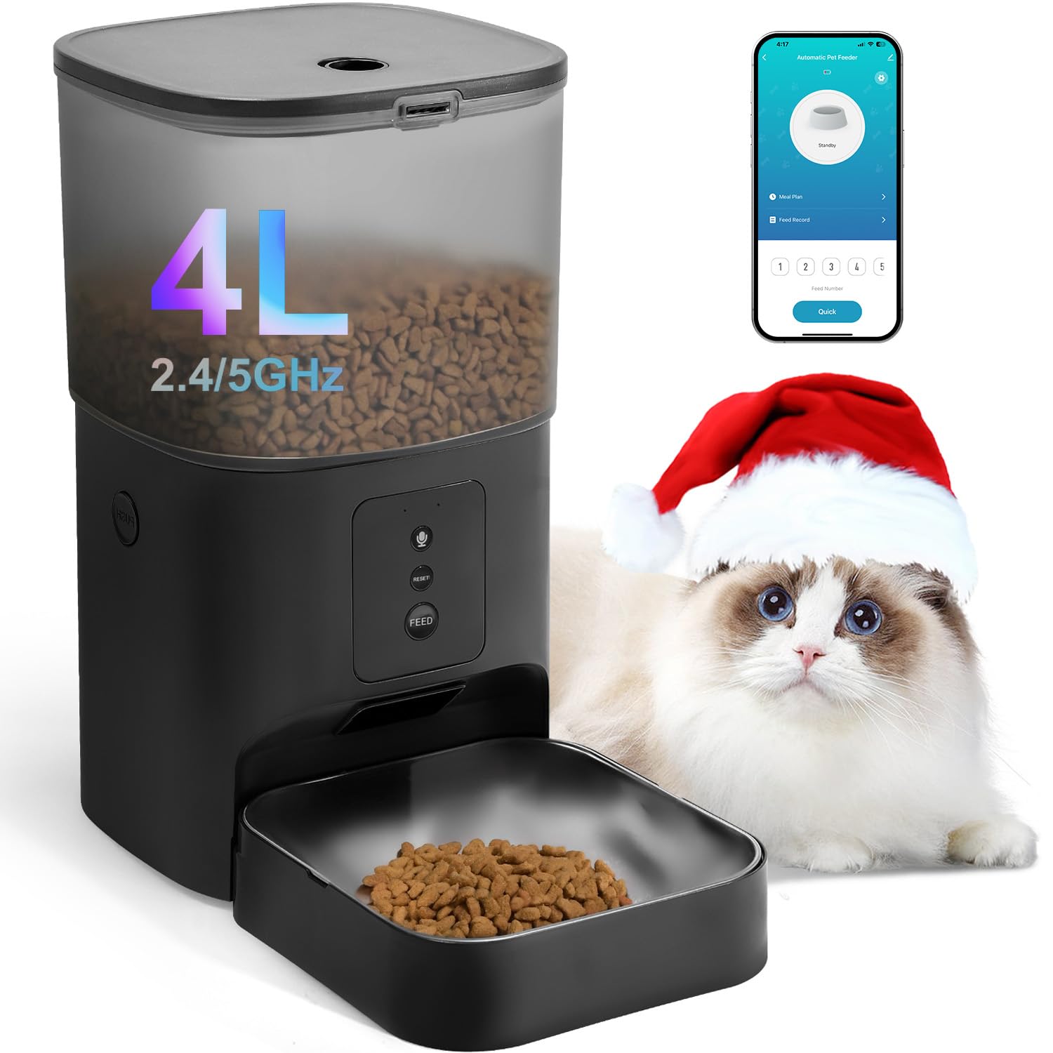 Automatic Cat Feeder with Voice Recorder