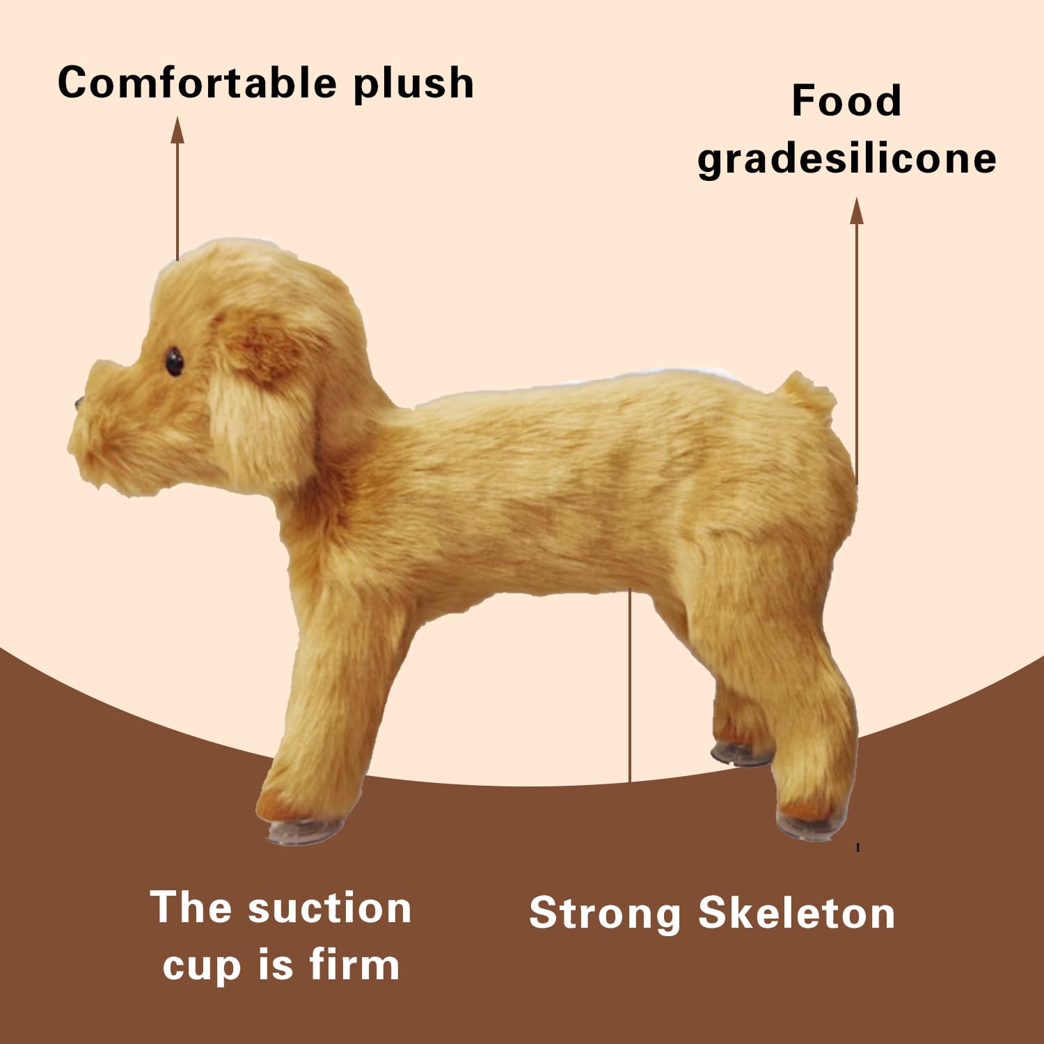 Interactive Plush Squeaky Dog Toy