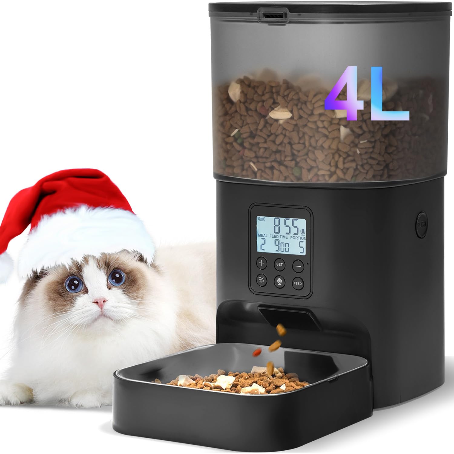 Automatic Cat Feeder with Voice Recorder