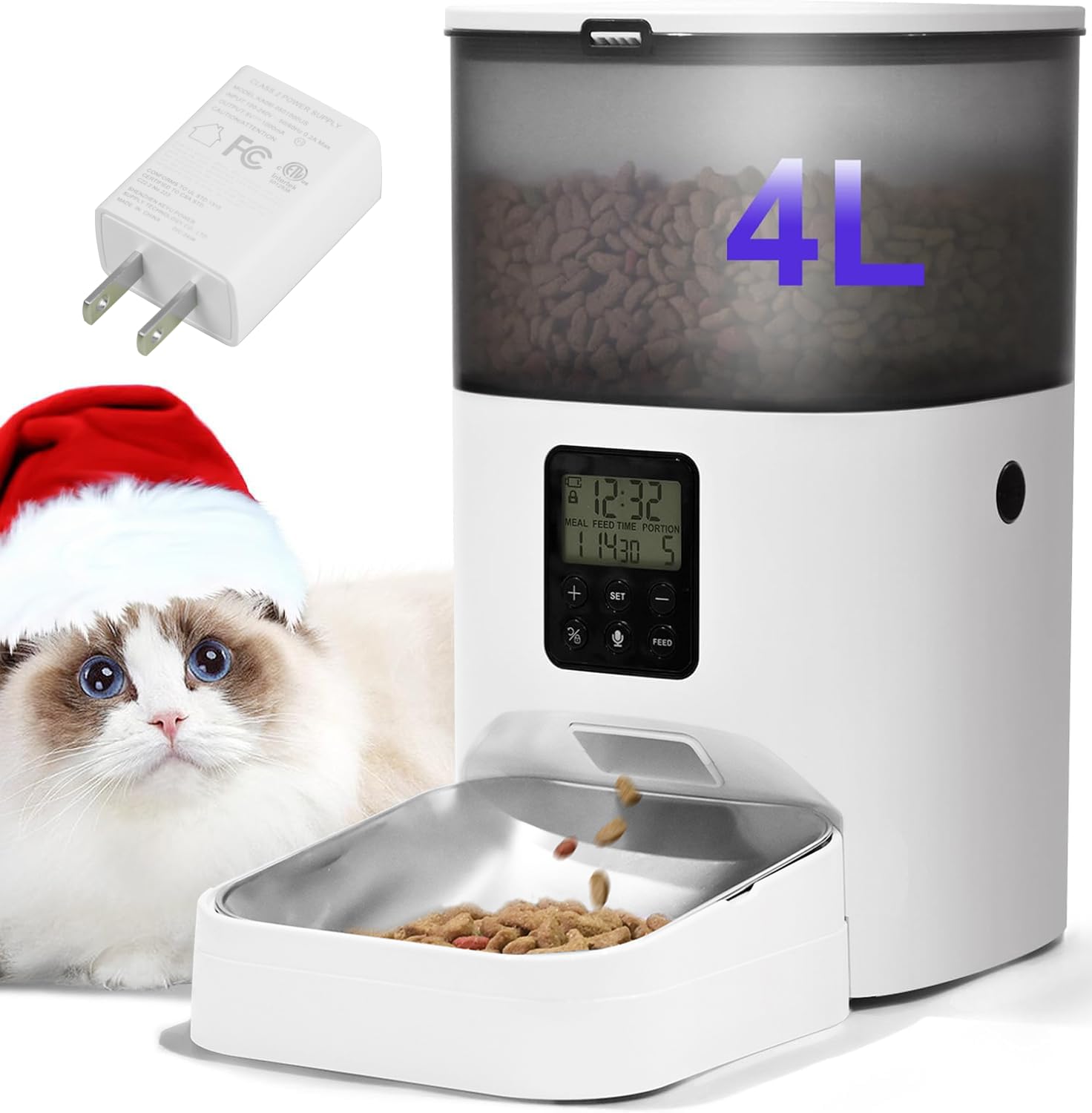 Automatic Cat Feeder with Voice Recorder