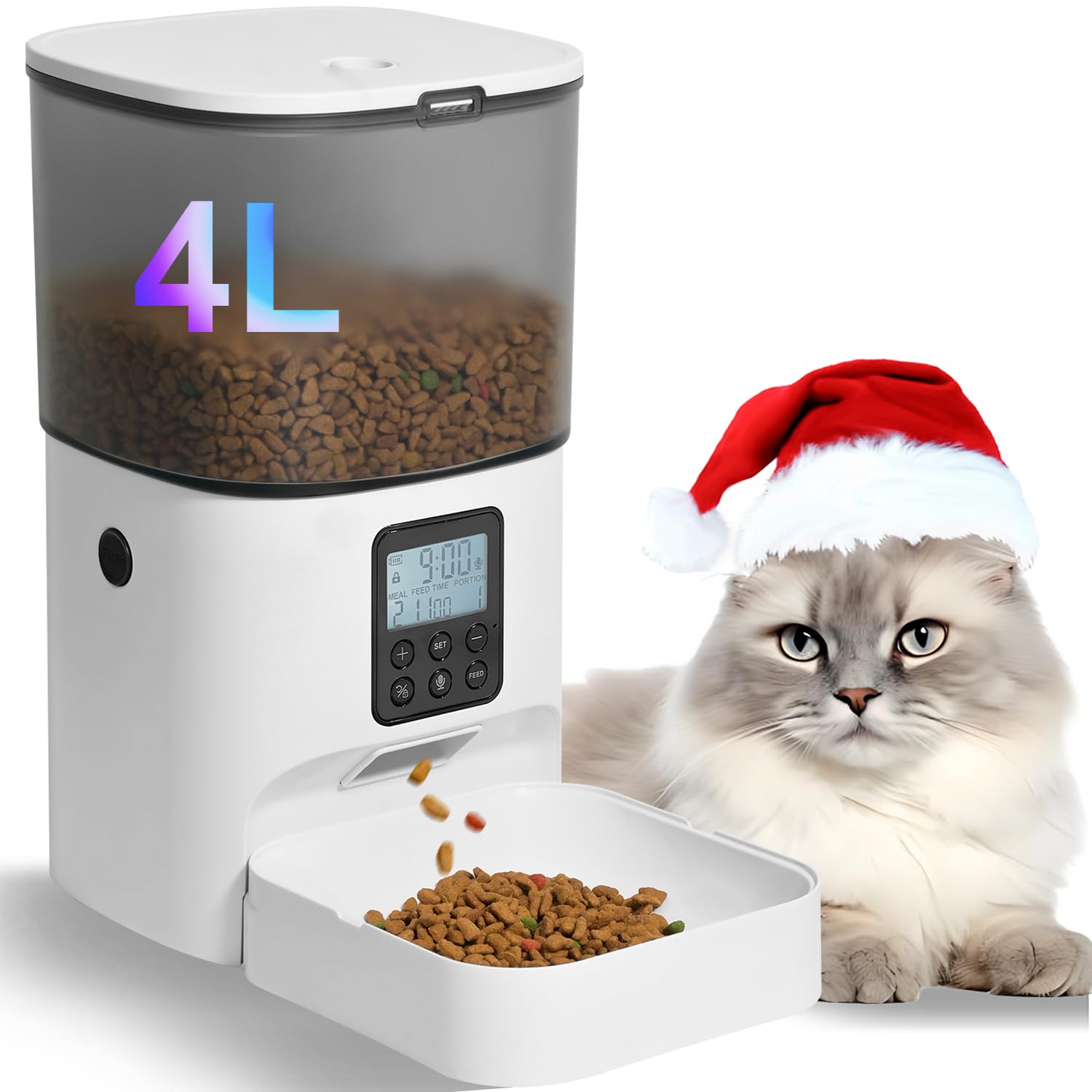 Automatic Cat Feeder with Voice Recorder