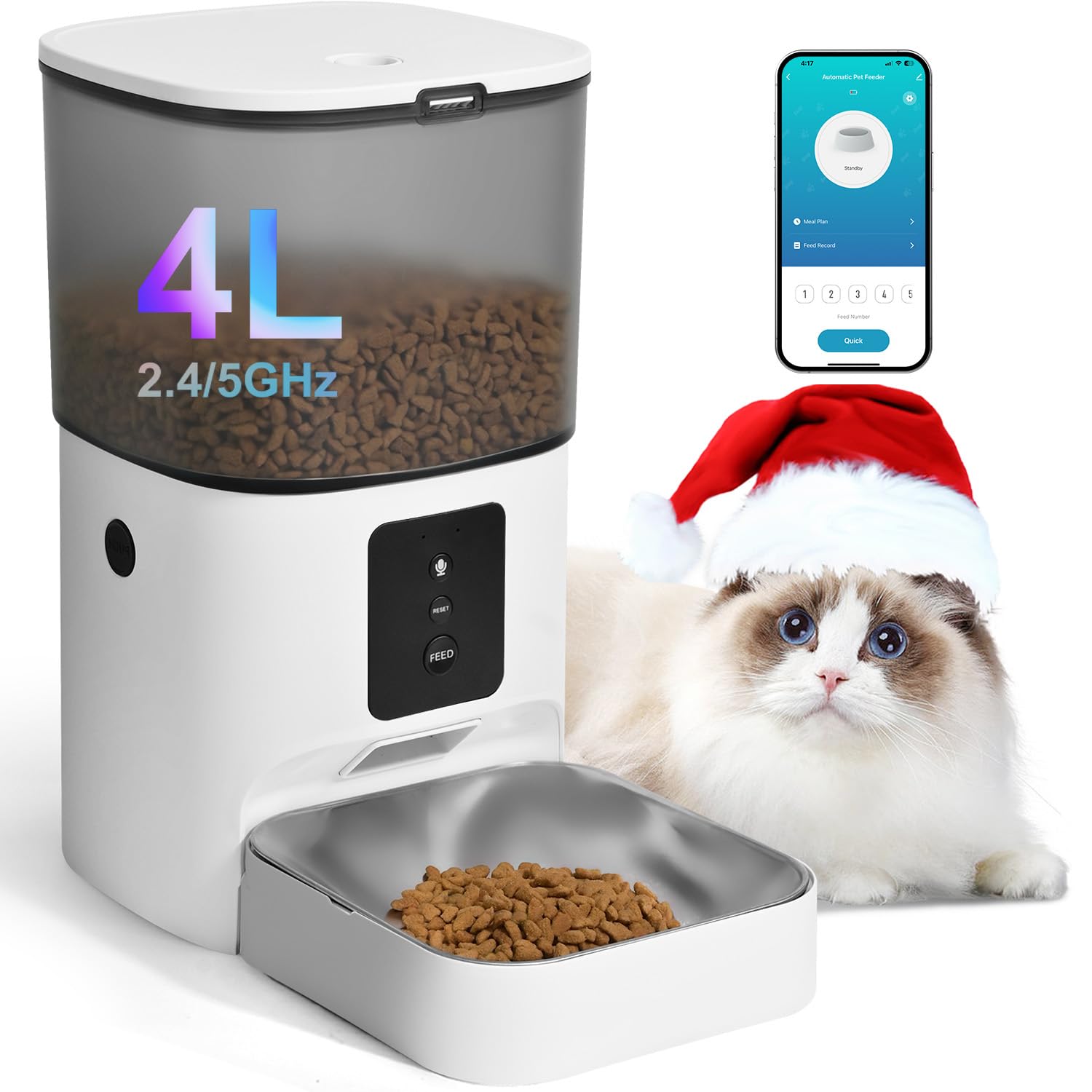 Automatic Cat Feeder with Voice Recorder