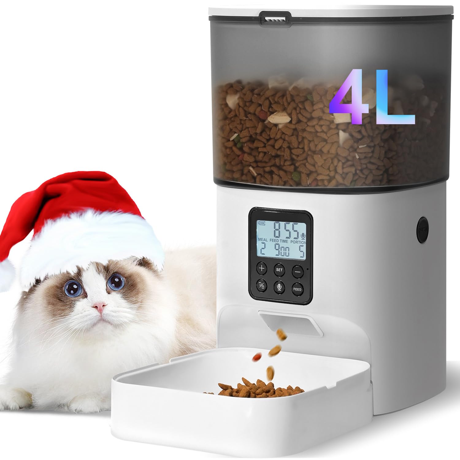 Automatic Cat Feeder with Voice Recorder