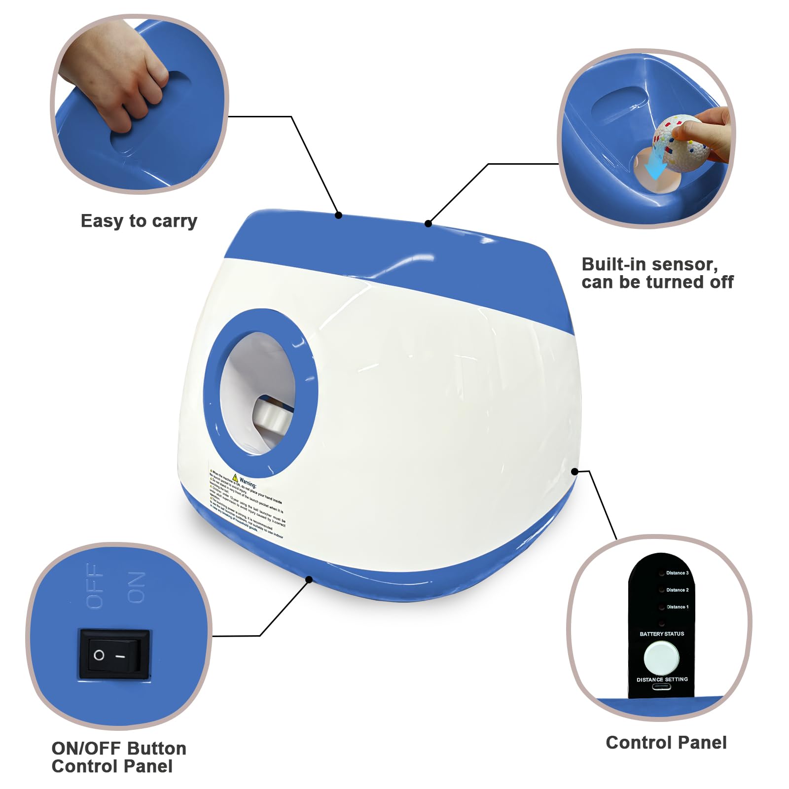 Automatic Dog Ball Launcher Set
