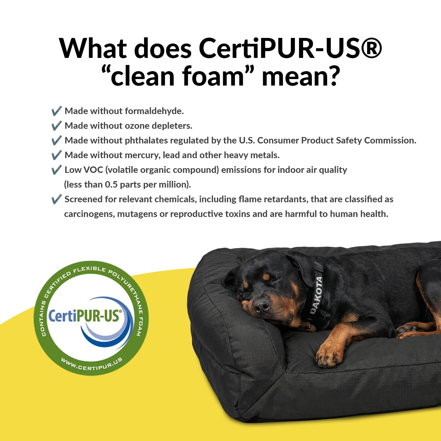 Durable Bolster Dog Bed