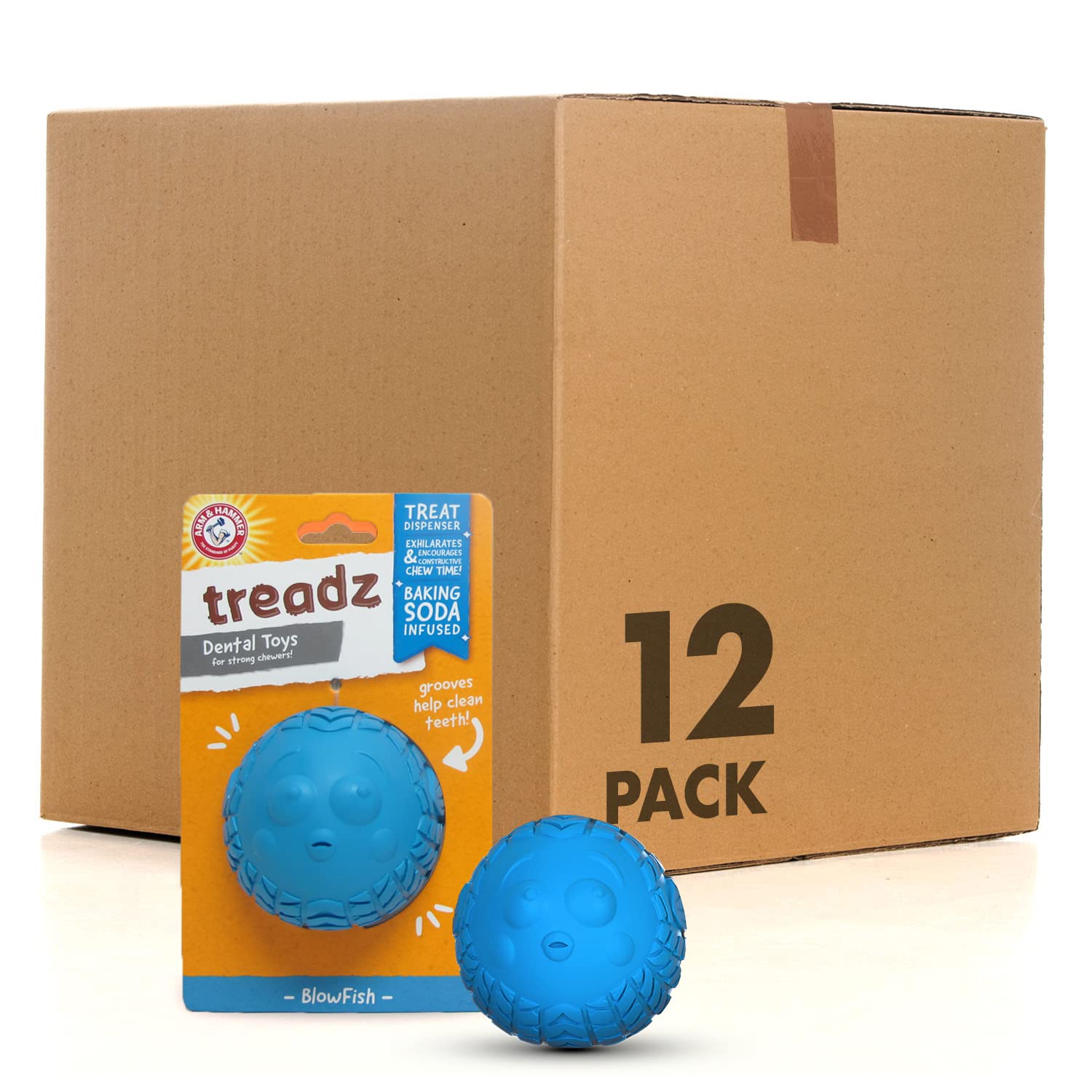 Super Treadz Dental Chew Toy for Dogs