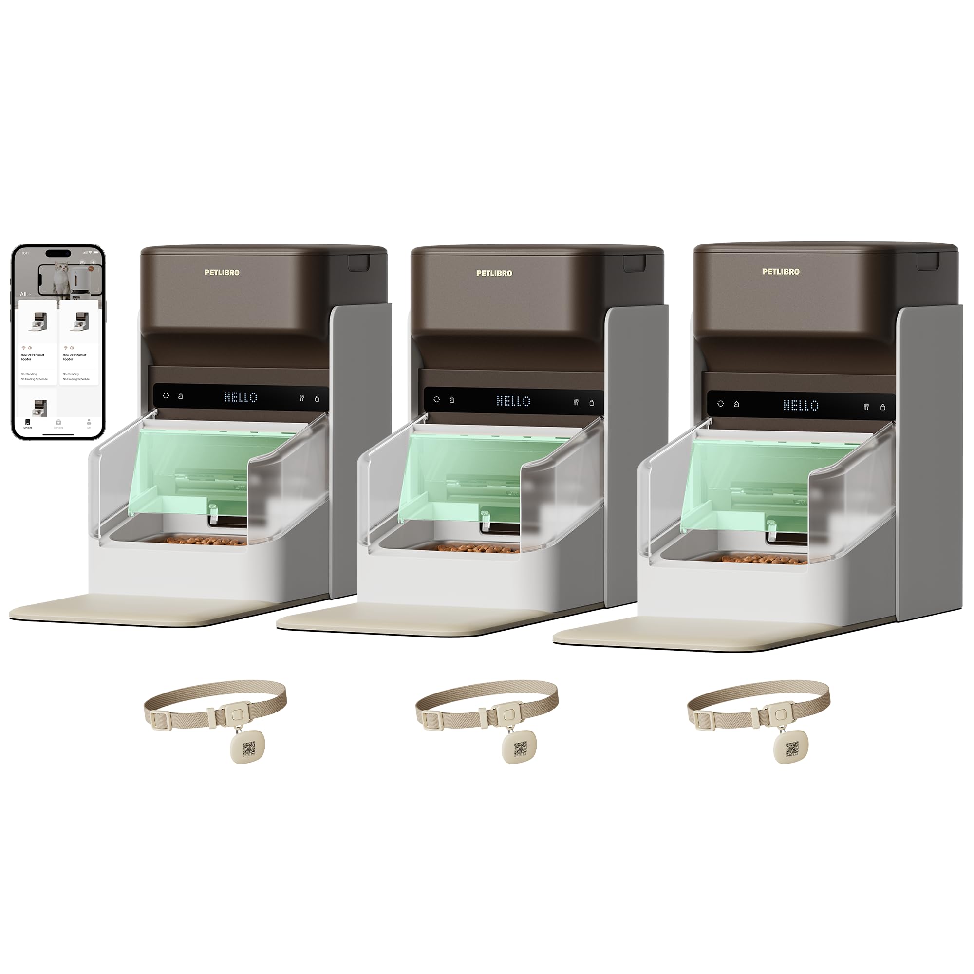RFID Automatic Cat Feeder with Collar Tag