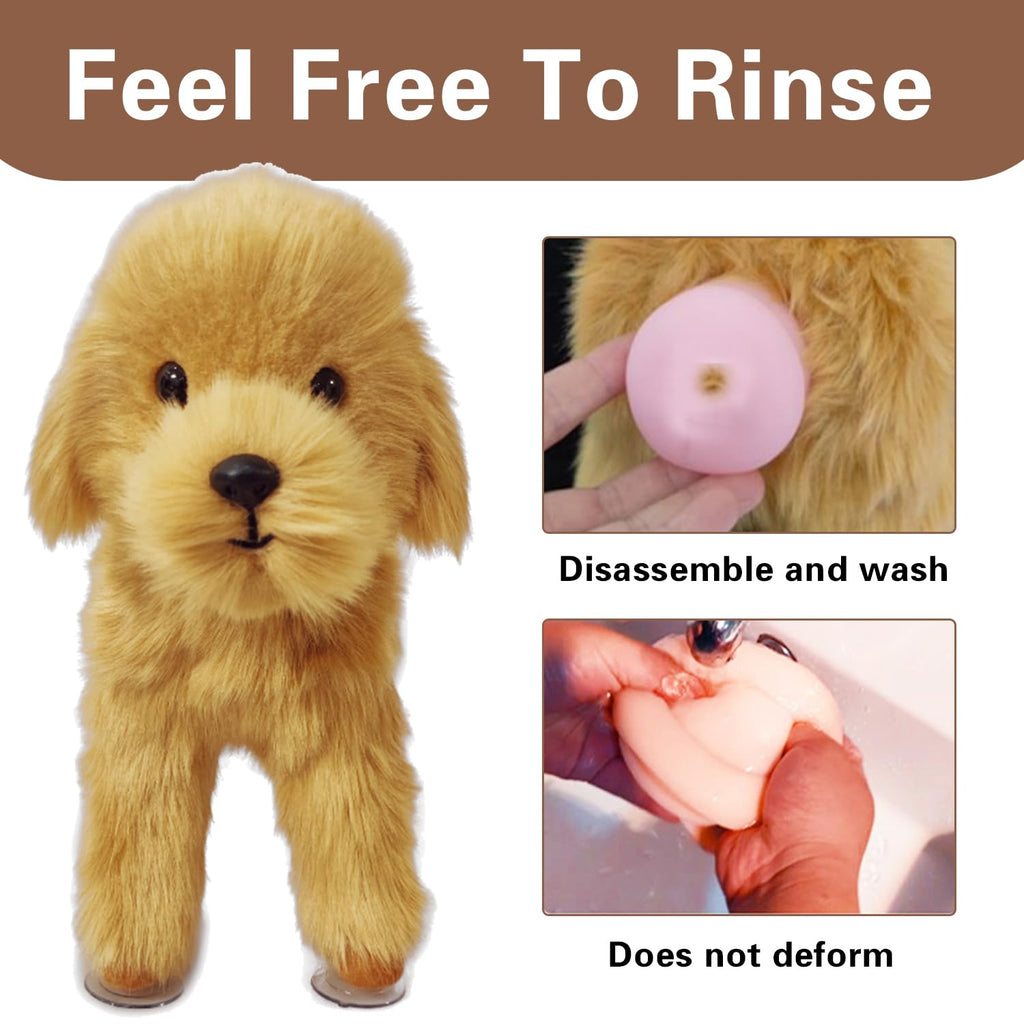 Interactive Plush Squeaky Dog Toy