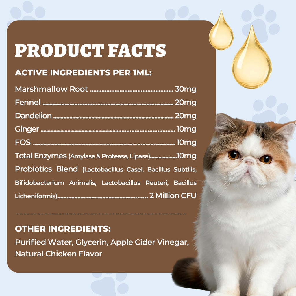 Wellix 120ml Drops for Dogs&Cats Liquid Supplement
