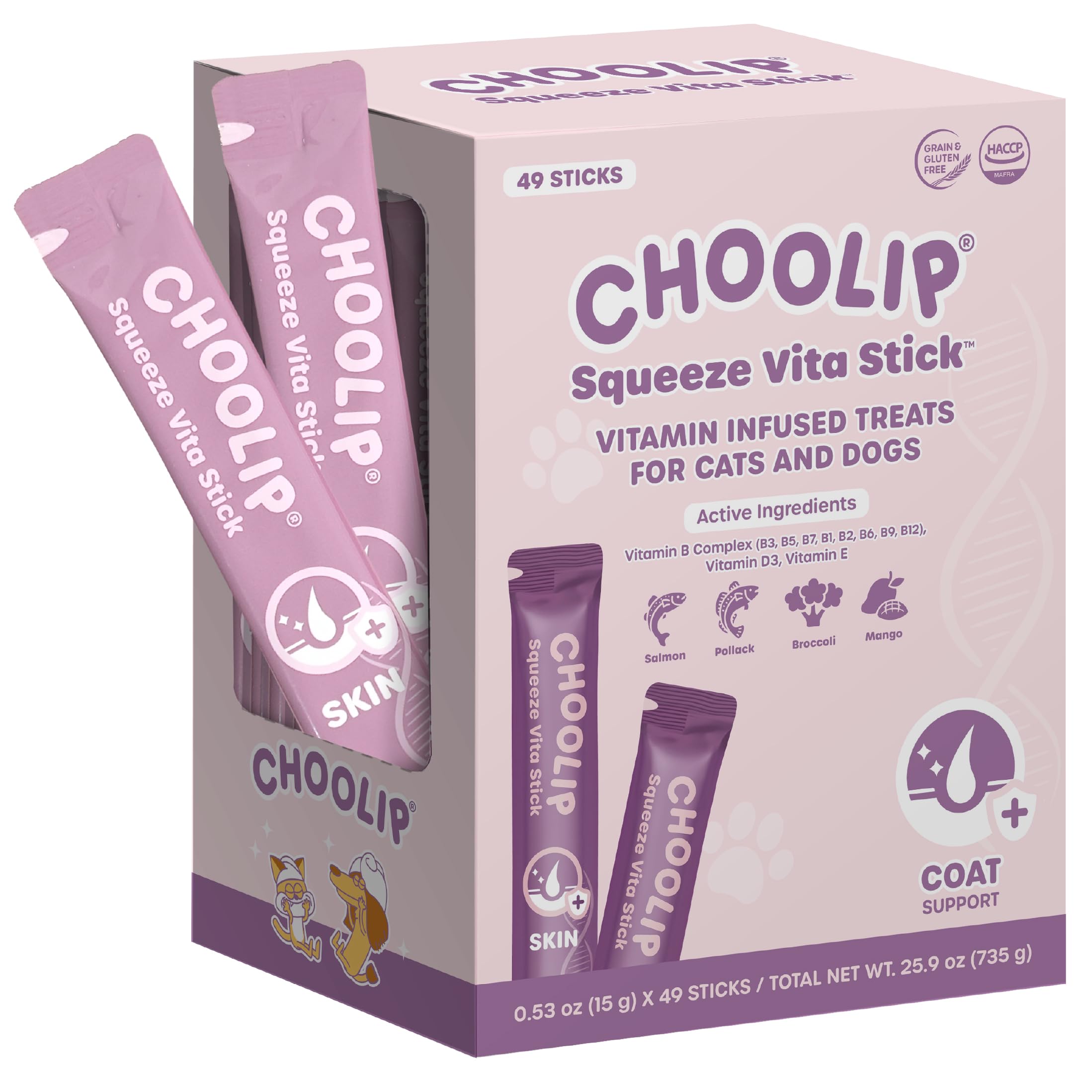 Squeeze Vita Stick Functional Treats (49 Sticks)