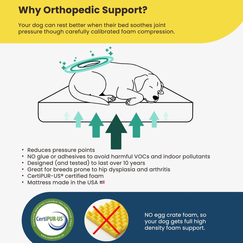 Chew-Resistant Orthopedic Dog Bed