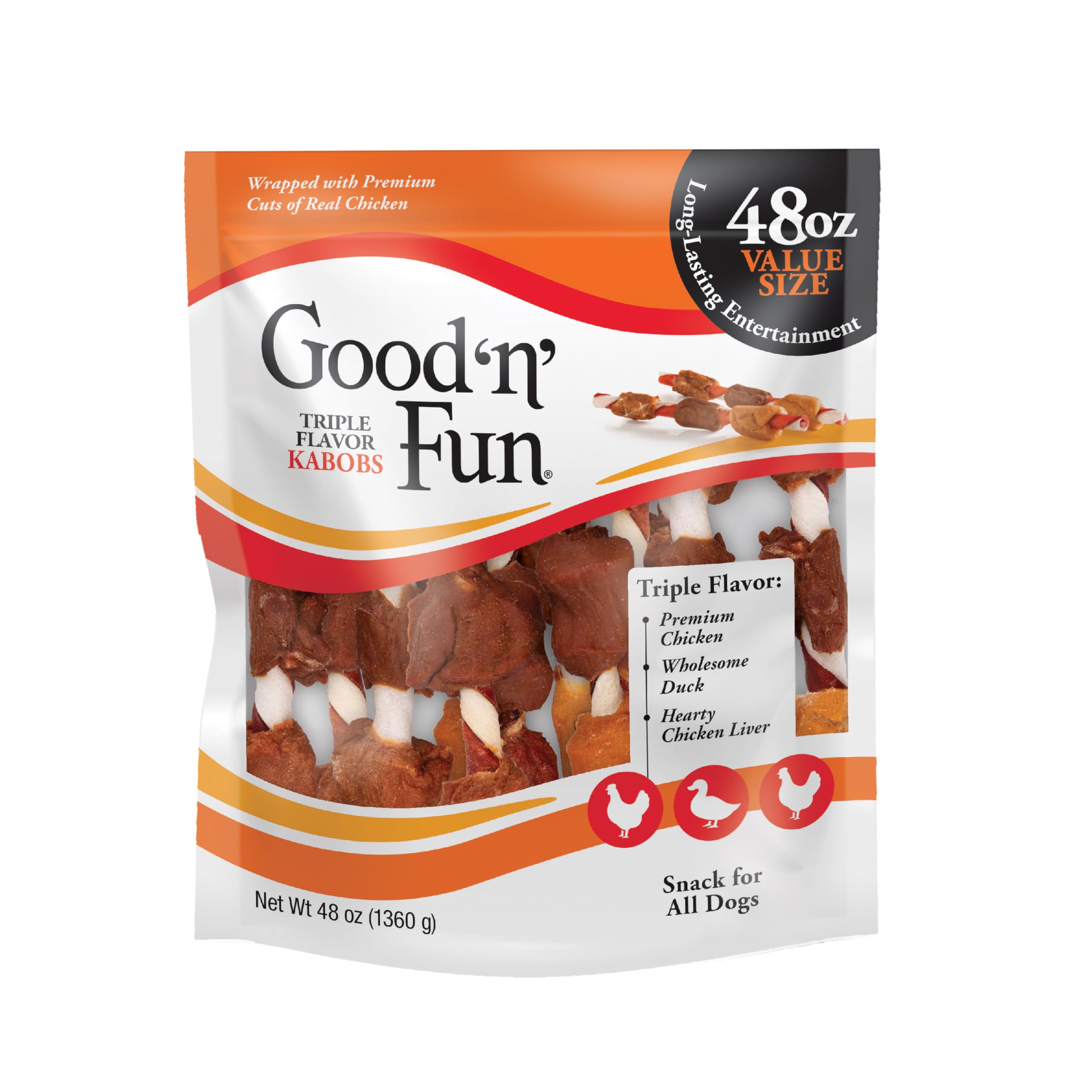 Good N Fun Triple Flavor Kabobs Chews