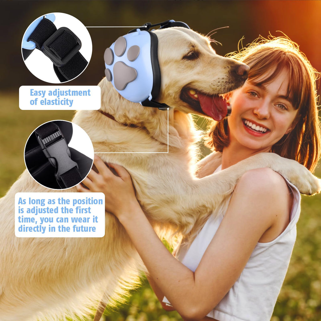 Upgraded Dog Ear Muffs for Noise Protection