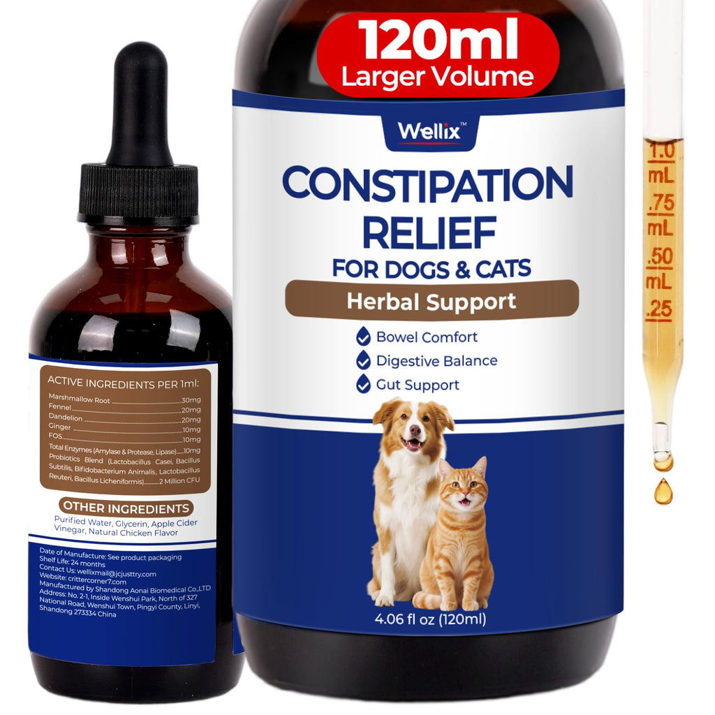 Wellix 120ml Drops for Dogs&Cats Liquid Supplement
