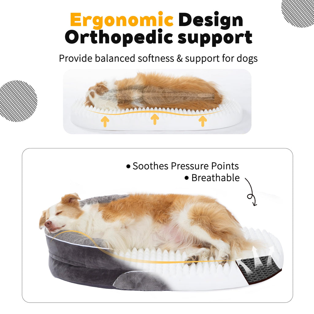 Orthopedic Memory Foam Dog Sofa Bed