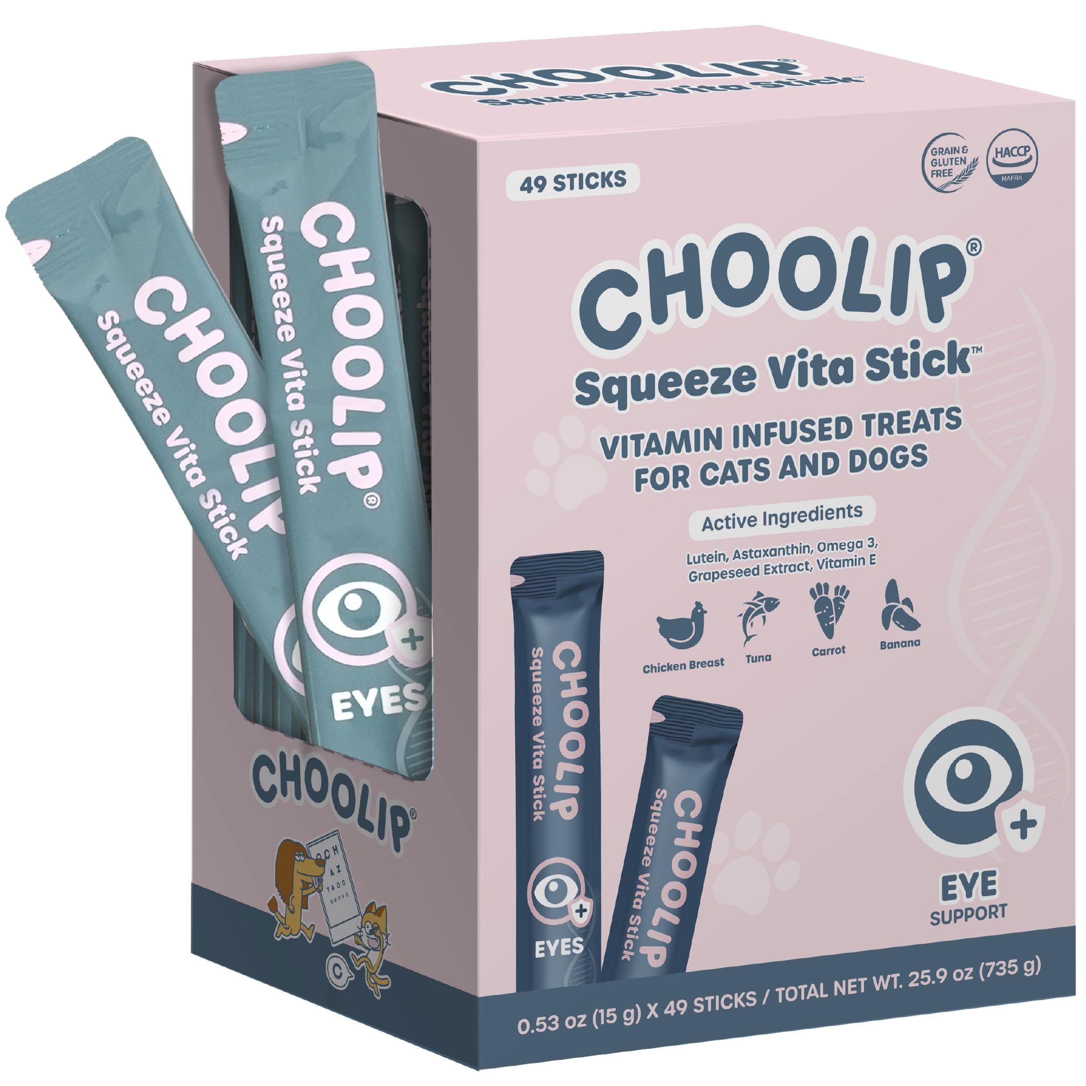 Squeeze Vita Stick Functional Treats (49 Sticks)