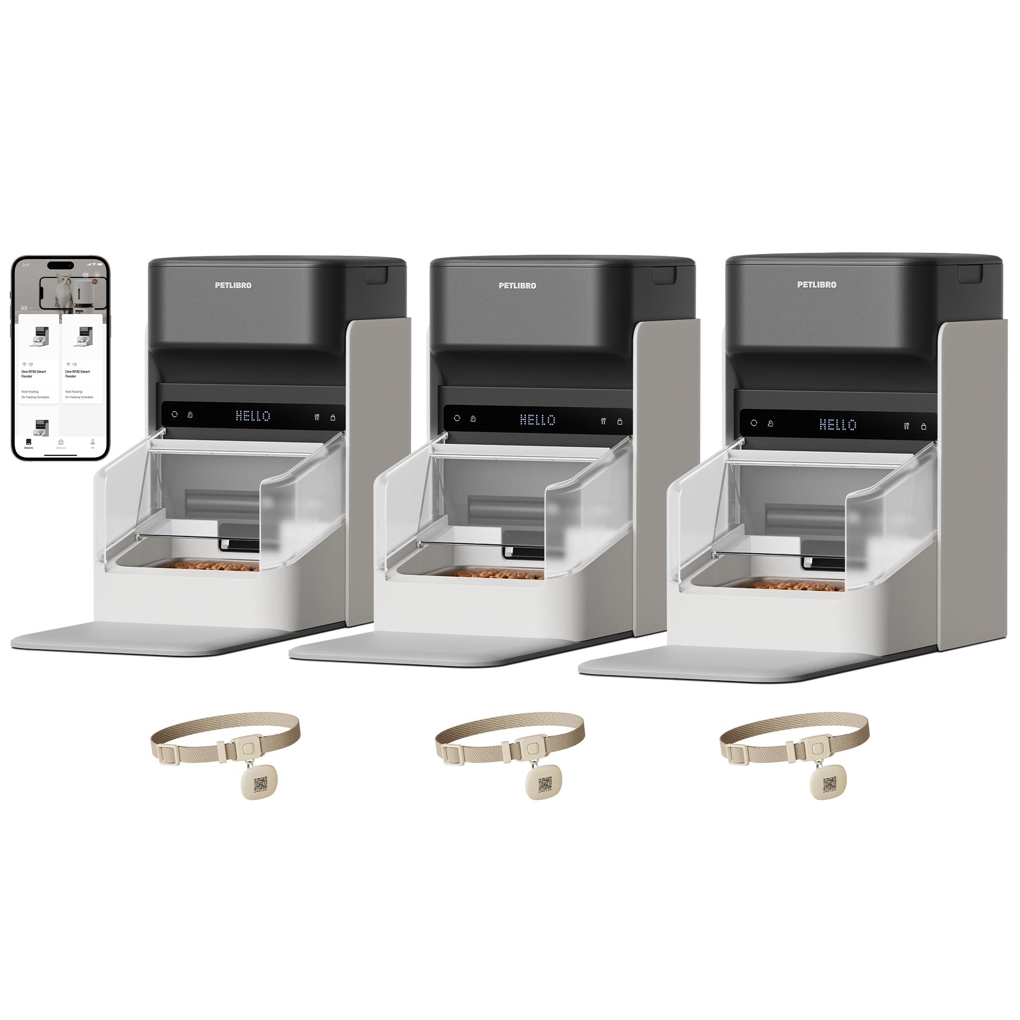 RFID Automatic Cat Feeder with Collar Tag