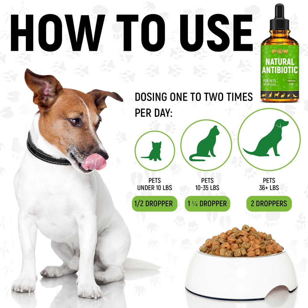 Natural Pet Antibiotic Liquid Supplement