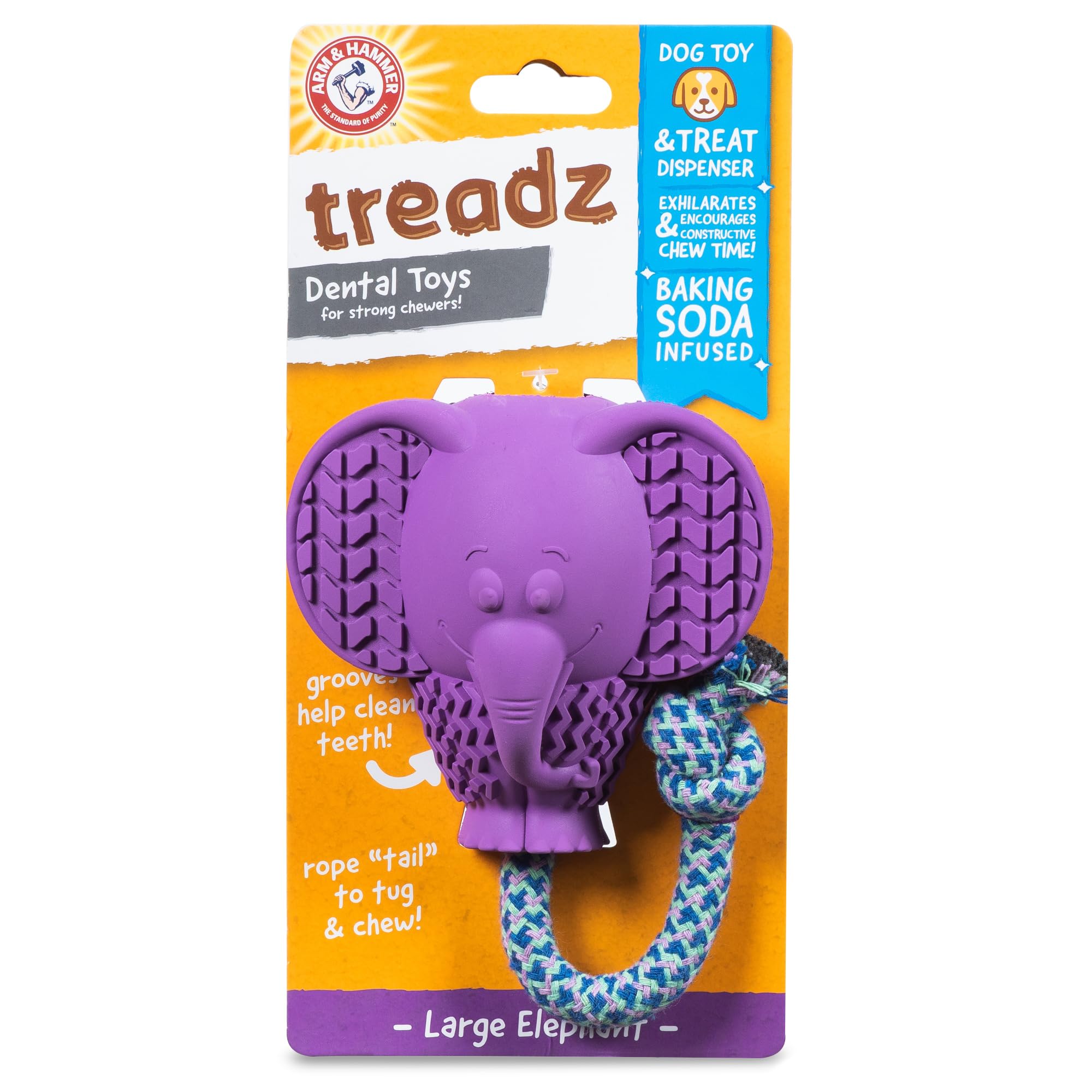 Super Treadz Dental Chew Toy for Dogs