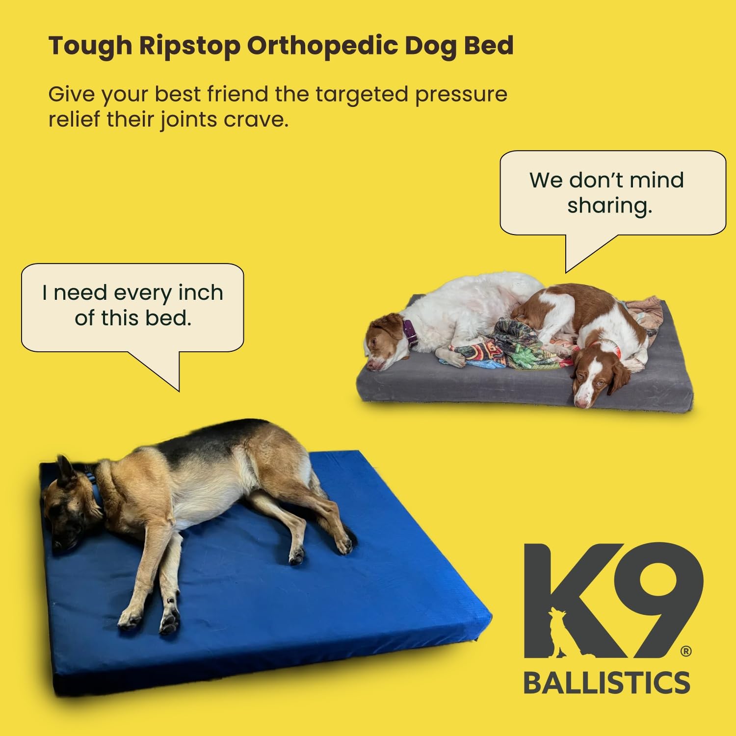 Chew-Resistant Orthopedic Dog Bed