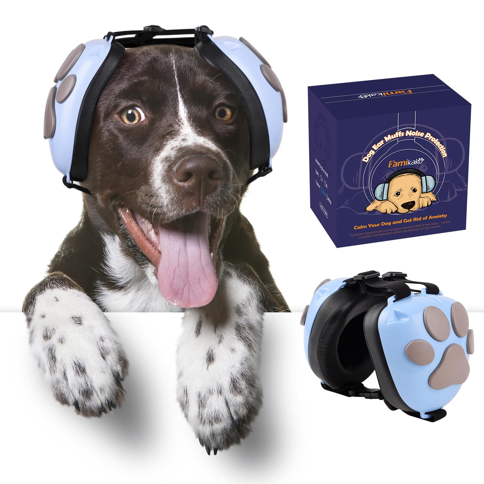 Upgraded Dog Ear Muffs for Noise Protection
