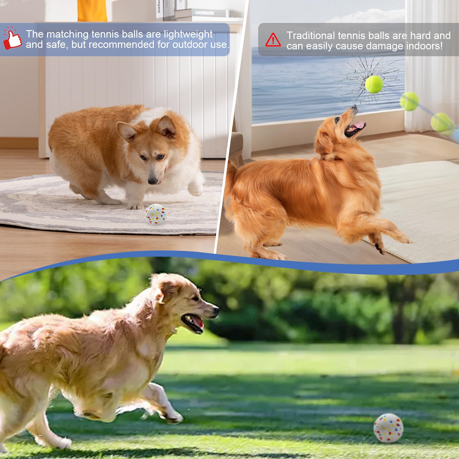 Automatic Dog Ball Launcher Set