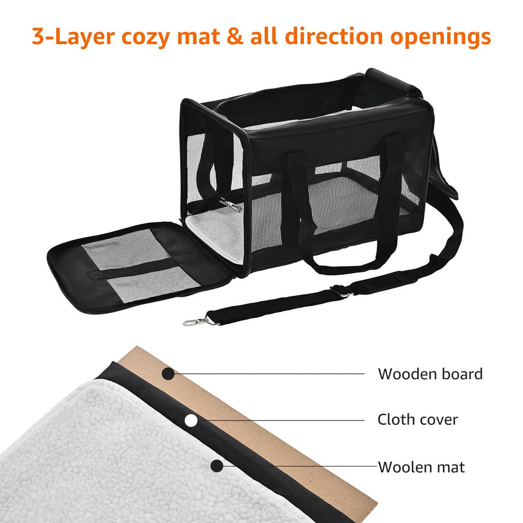 Soft-Sided Mesh Pet Carrier