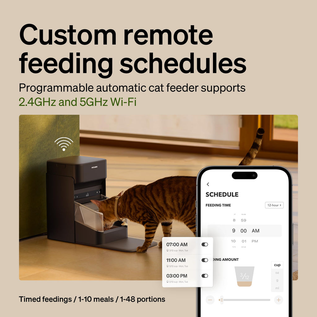 RFID Automatic Cat Feeder with Collar Tag