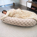 Plush Memory Foam Floor Bed