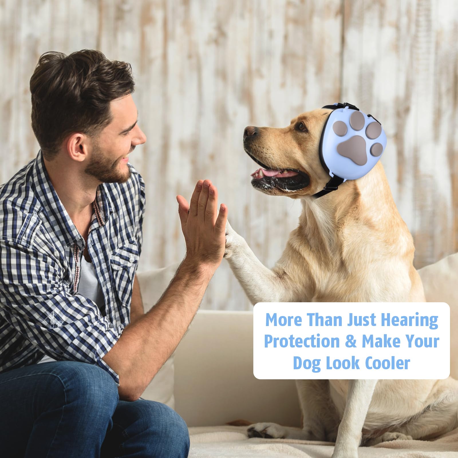 Upgraded Dog Ear Muffs for Noise Protection