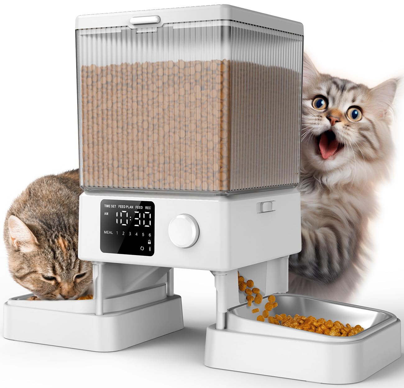 5L Automatic Cat Feeder for 2 Cats