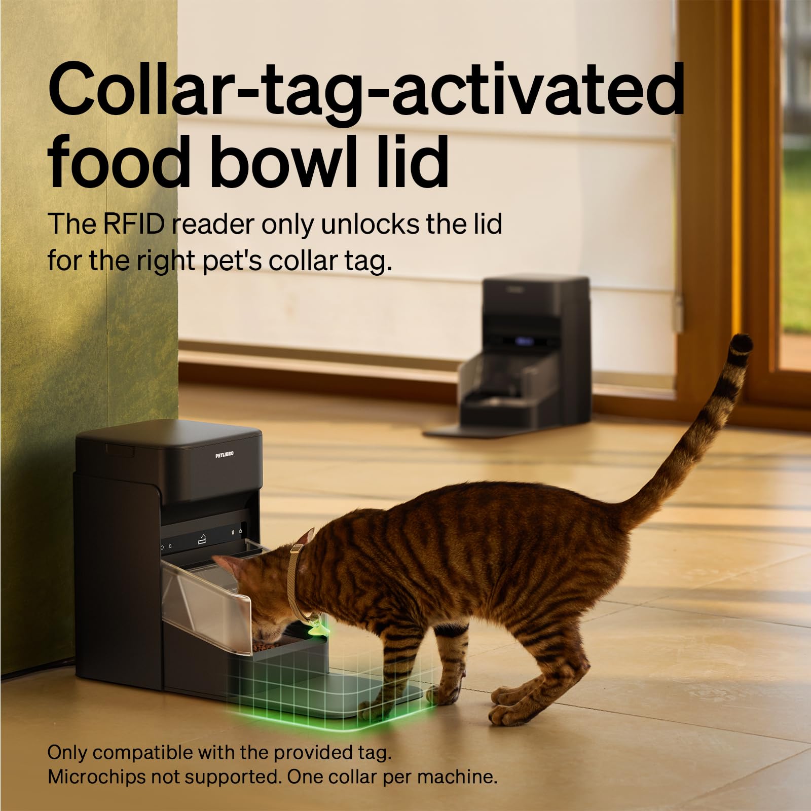 RFID Automatic Cat Feeder with Collar Tag