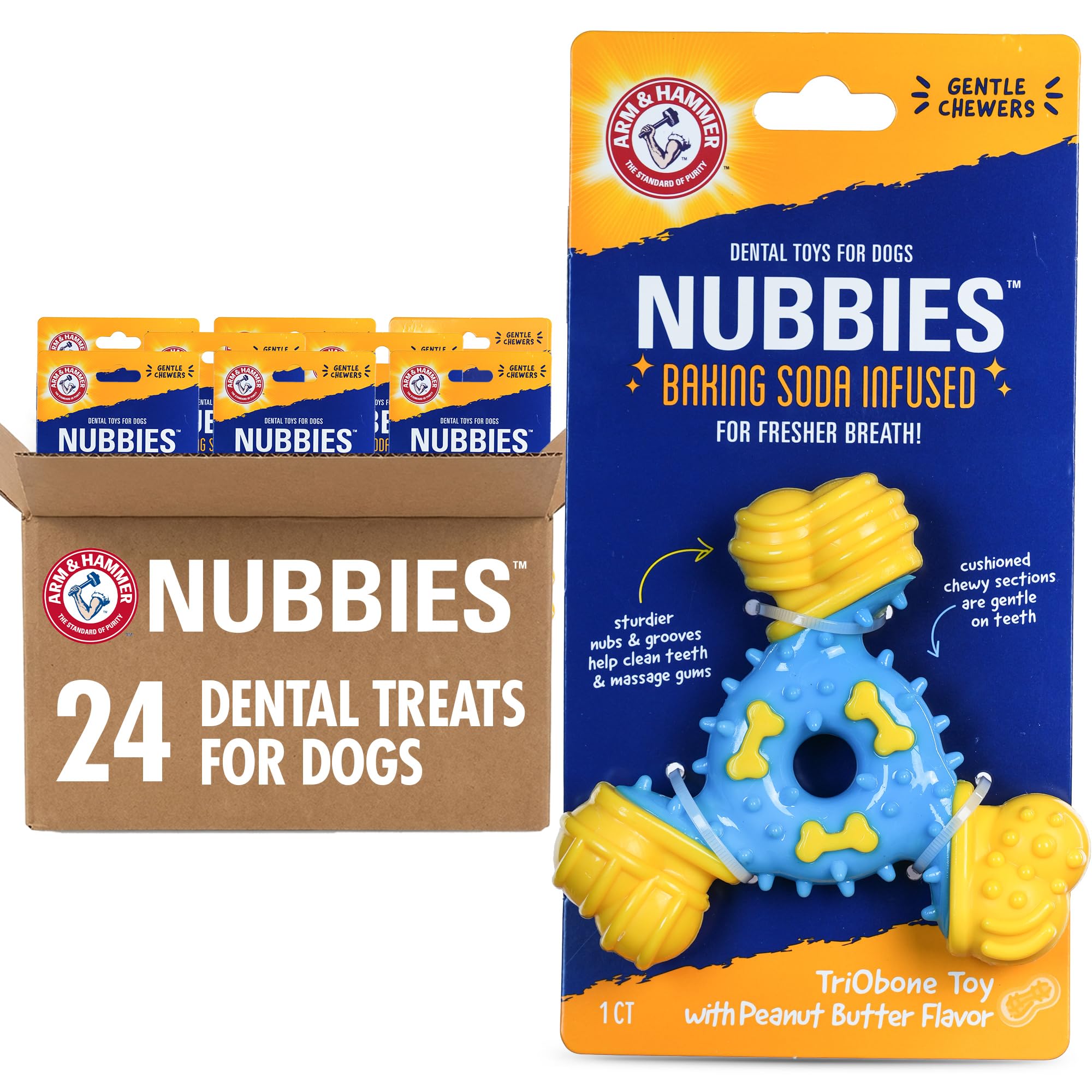 Duality Bone Dog Dental Chew Toy