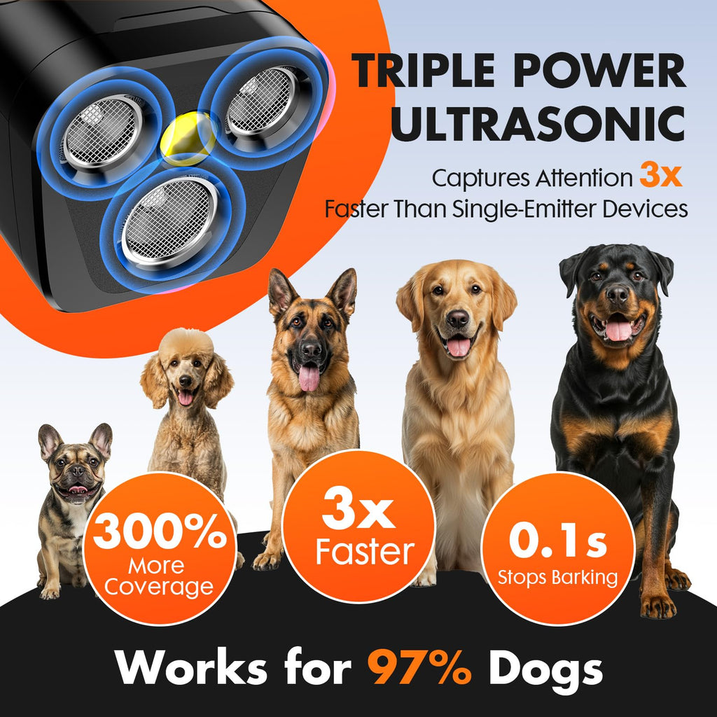 Ultrasonic Dog Bark Deterrent Device