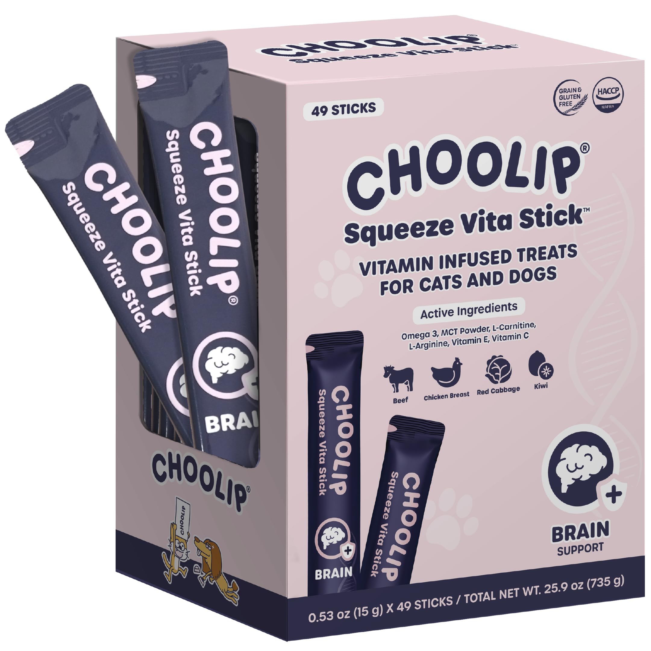 Squeeze Vita Stick Functional Treats (49 Sticks)