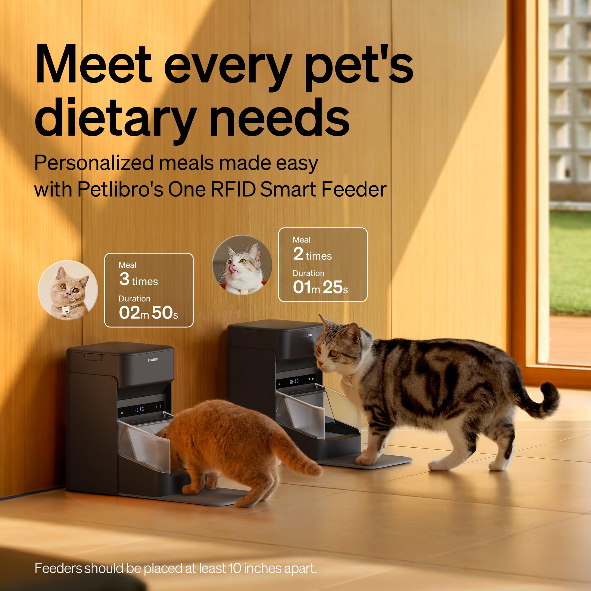 RFID Automatic Cat Feeder with Collar Tag