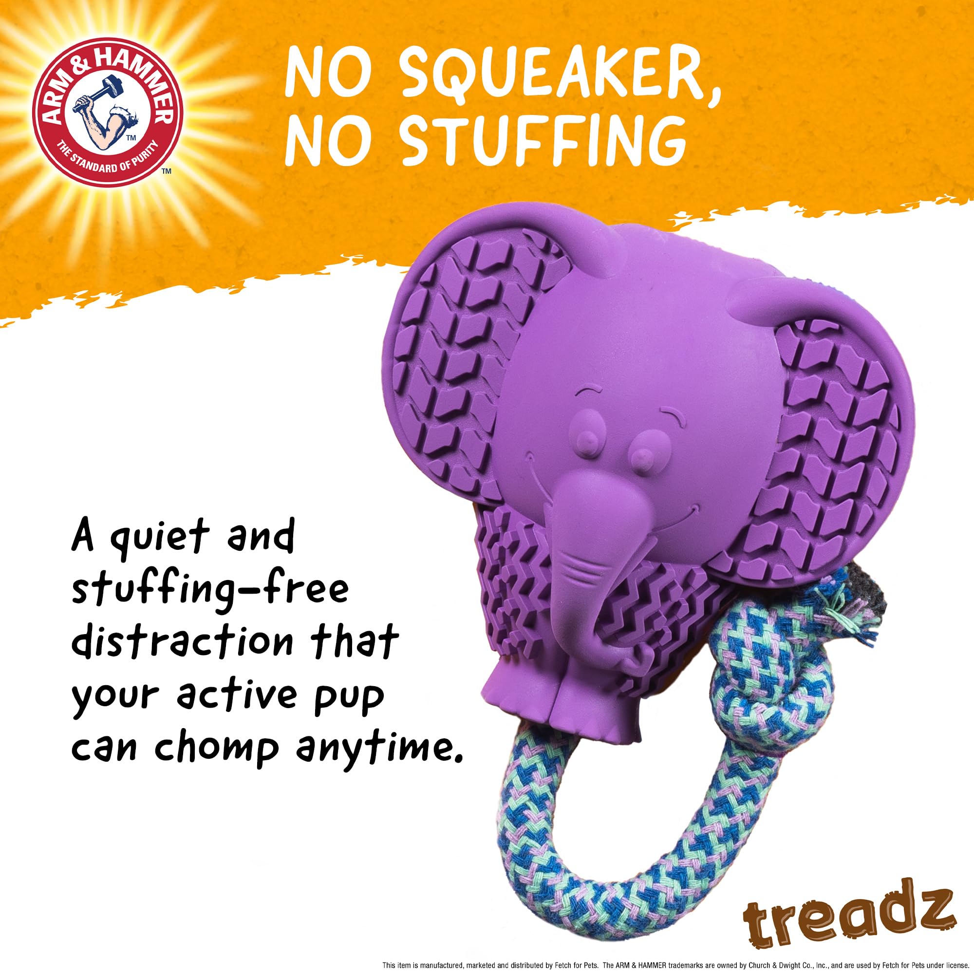 Super Treadz Dental Chew Toy for Dogs