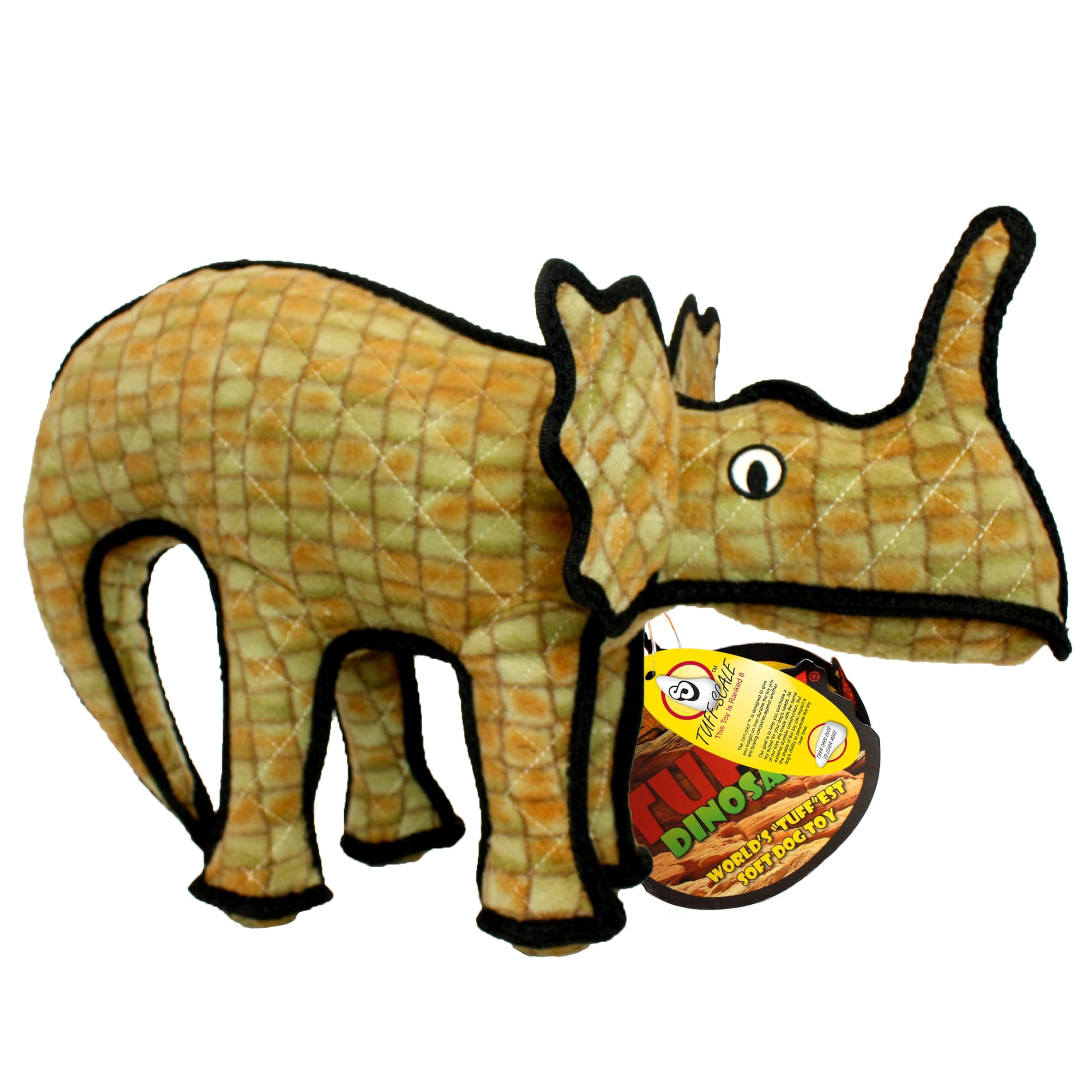 Durable Plush Dinosaur Dog Toy