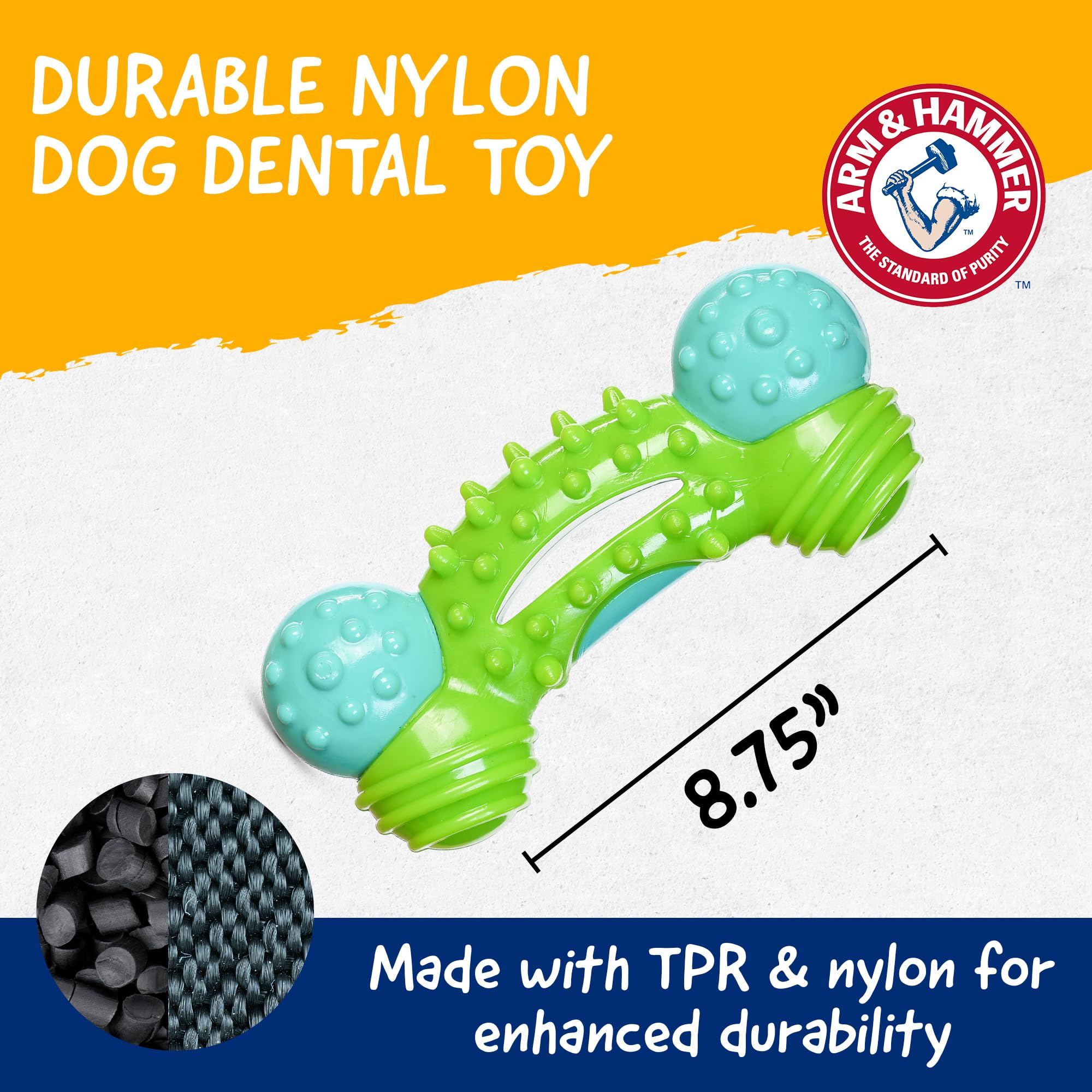 Duality Bone Dog Dental Chew Toy