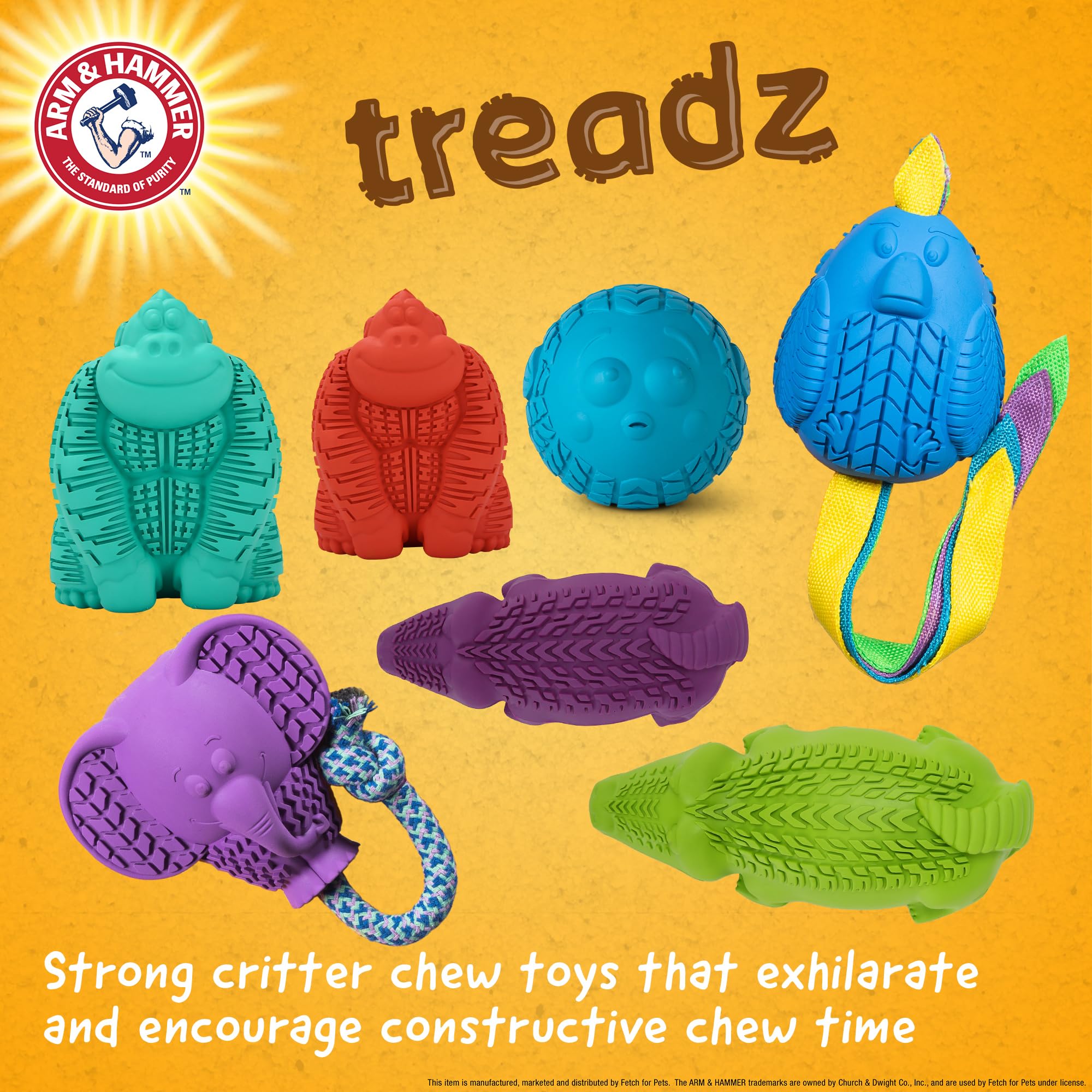 Super Treadz Dental Chew Toy for Dogs