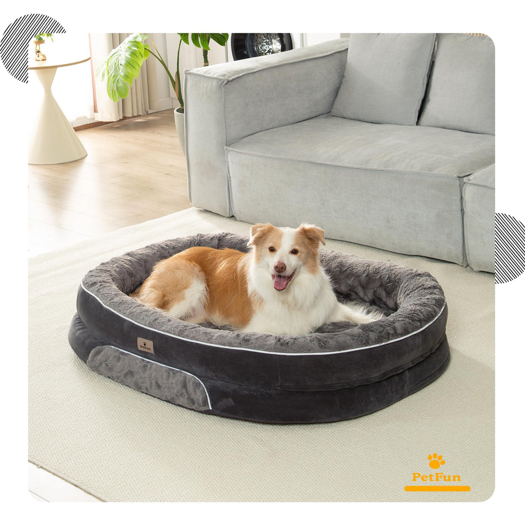 Orthopedic Memory Foam Dog Sofa Bed